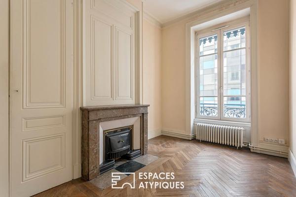 Appartement haussmannien au bord du Rhône