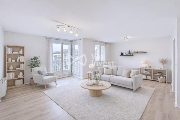 69003 LYON ROUGET DE L’ISLE VENTE APPARTEMENT T5 3/4 CH 100m2 + PARKING DOUBLE