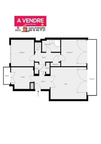 3 Pièces Hippodrome  à 300m des plages