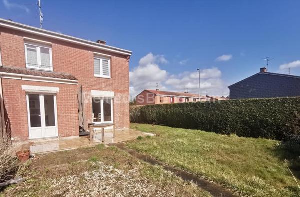 Saint-Saulve Semi-individuelle 86 m2  3 chambres terrasse jardin garage