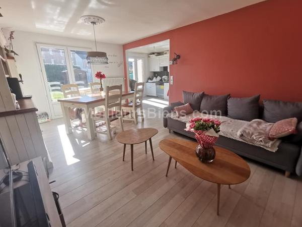 Saint-Saulve Semi-individuelle 86 m2  3 chambres terrasse jardin garage