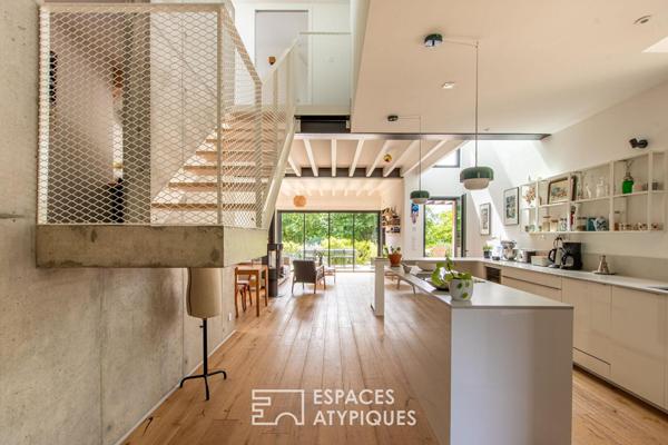 Maison d’architecte lumineuse avec vue Loire