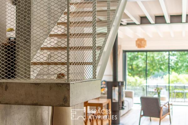 Maison d’architecte lumineuse avec vue Loire