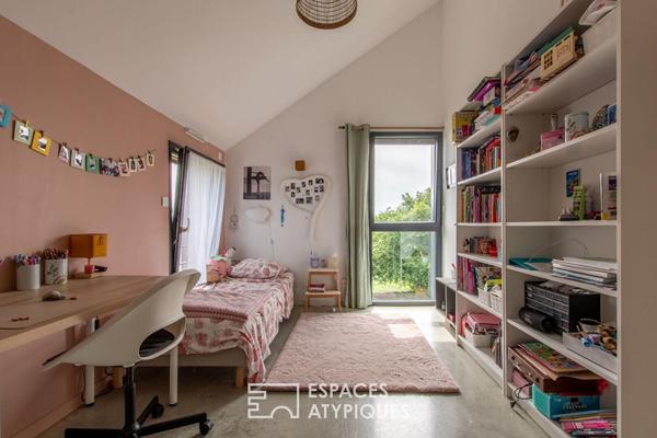 Maison d’architecte lumineuse avec vue Loire