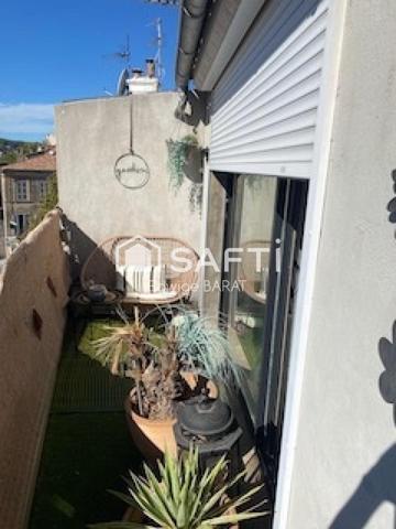 Bel appartement F3 traversant avec terrasses