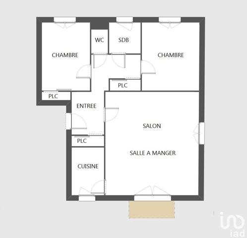 Appartement à vendre 3 pièces 68 m² Saint-Arnoult