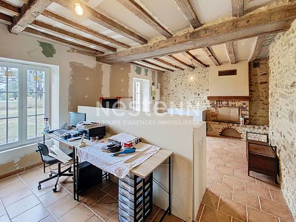 Longère de charme au calme, vue sur les champs à Huillé-Lézigné