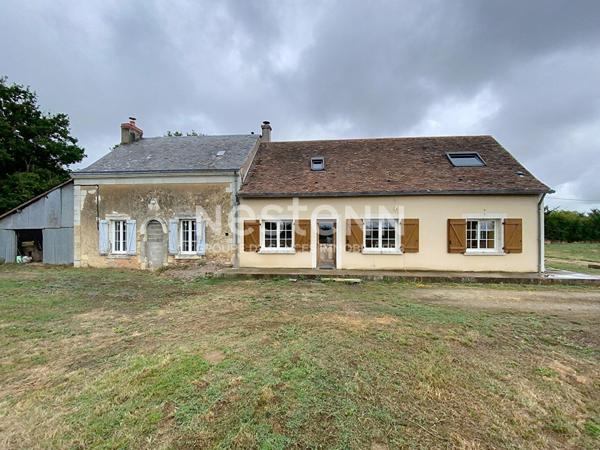 Longère de charme au calme, vue sur les champs à Huillé-Lézigné