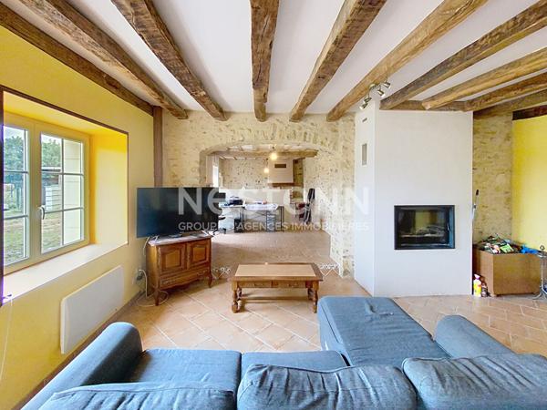 Longère de charme au calme, vue sur les champs à Huillé-Lézigné