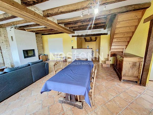 Longère de charme au calme, vue sur les champs à Huillé-Lézigné