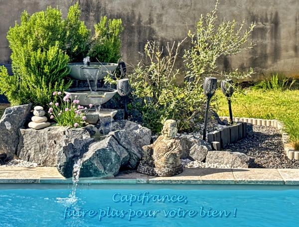 LA CLAYETTE (71) Maison à vendre,150 m², 8 pièces, 5 chambres, piscine sur terrain de 771 m²