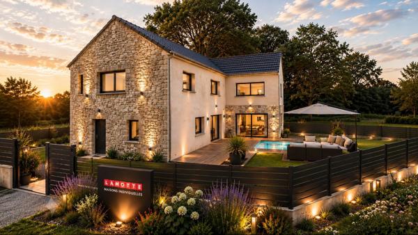 Terrain + Maison à vendre 6 pièces - 150 m²