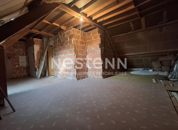 Maison à vendre à Elven de 131 m² sur un terrain constructible de 2000 m² environ Morbihan Bretagne