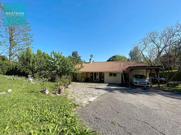 Maison de plain-pied à vendre, 4 chambres, jardin et cadre exceptionnel, à Nailloux 31560