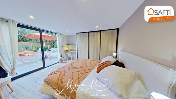 À Vendre : Villa Meublée à Saint-Aygulf – Proche Mer, 5 Suites, Piscine, 4 Parkings.