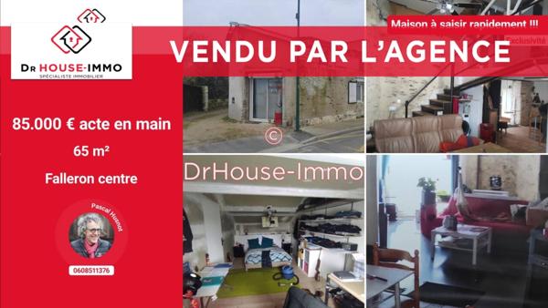 Maison à vendre 2 pièces de 65 m²
