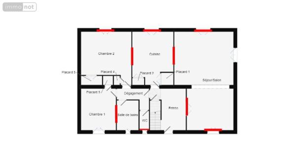 Maison à vendre à Cherbourg-en-Cotentin dans la Manche (50130), ref : 045/1707