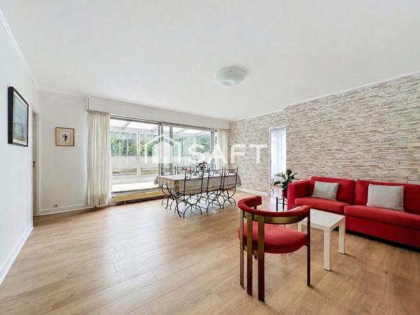 Appartement familial 4P avec terrasse et véranda