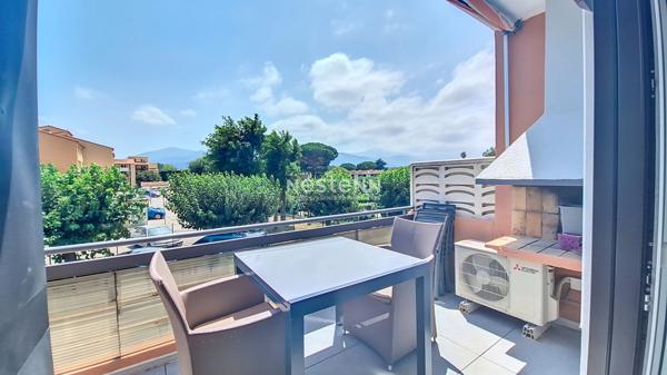 Agréable studio cabine de 24m2 à Argelès sur mer avec grande terrasse dernier étage