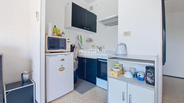 Agréable studio cabine de 24m2 à Argelès sur mer avec grande terrasse dernier étage