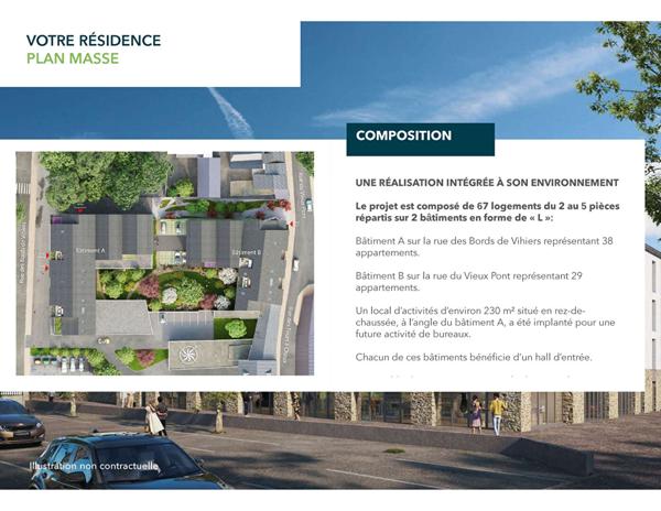 Vente Appartements neufs du type 2 au type 5 au coeur de Chalonnes sur Loire