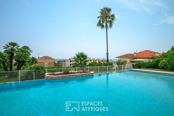 Maison à moderniser dans résidence avec piscine