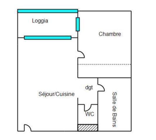 Appartement 2 pièces - 33 m²