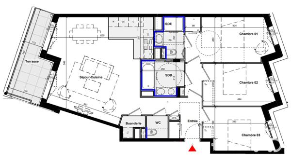 Appartement à vendre 4 pièces 90 m² Saint-Julien-en-Genevois