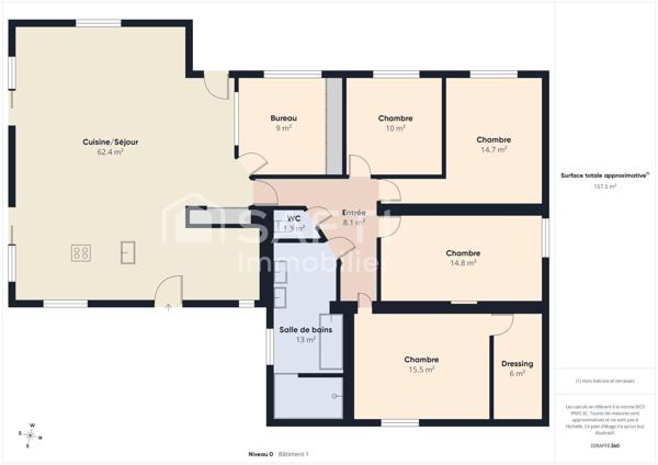 Maison familiale de 155 m2, 4 chambres, avec piscine, grand terrain et environnement calme – Le Taillan-Médoc