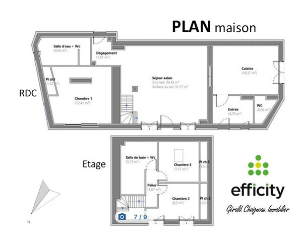 Maison 4 pièces - 97 m²