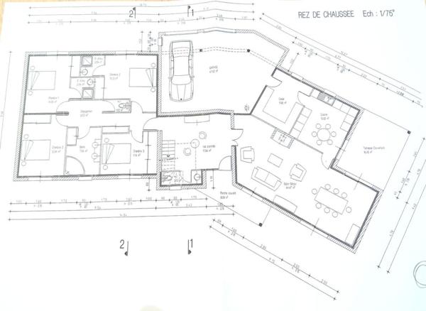 Crayssac 46150 Maison de plain-pied de 215 m², grand terrain et jolie piscine