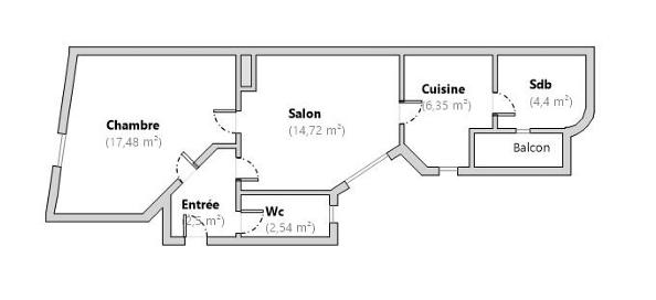 Appartement à vendre 2 pièces 48 m² Metz