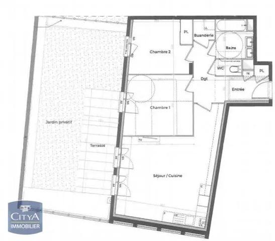 Appartement à louer 3 pièces 66.32m² Villeurbanne (69100)