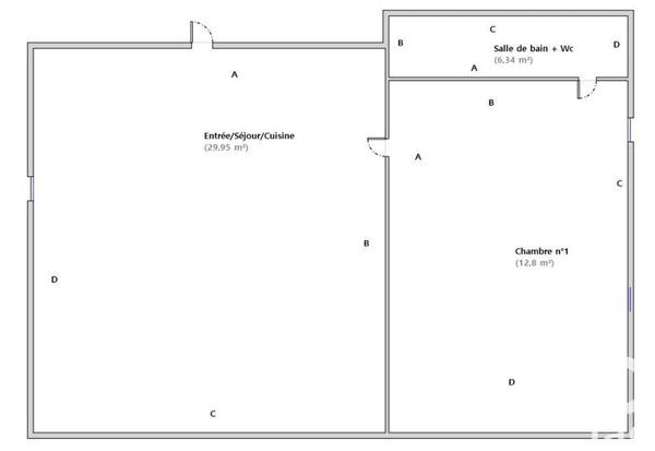 Appartement à vendre 2 pièces 49 m² La Ferté-Gaucher