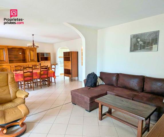 Appartement traversant 4P d'environ 81m² avec garage et place de parking sécurisé