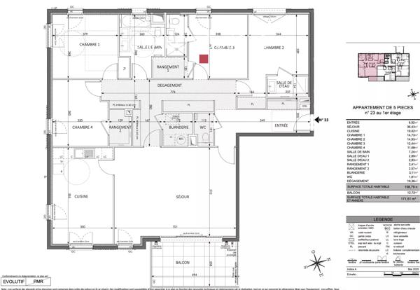 Beausoleil – Aux portes de Monaco T5 neuf avec balcon vue mer