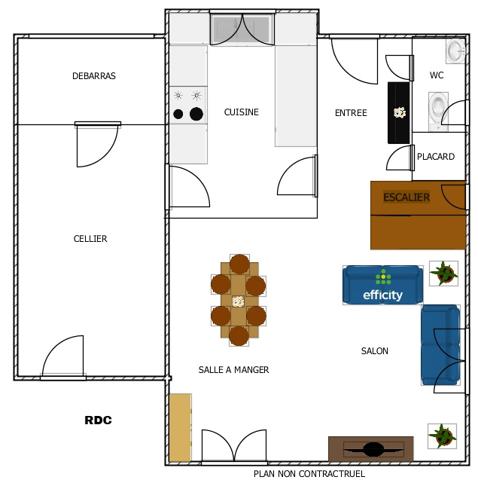 Maison 4 pièces - 95 m² Exclusivité efficity