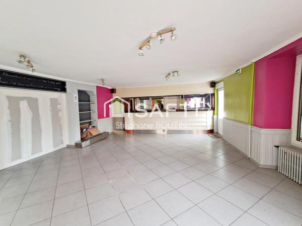 Ancien local commercial avec vaste habitation – Idéal investisseur ou projet de vie