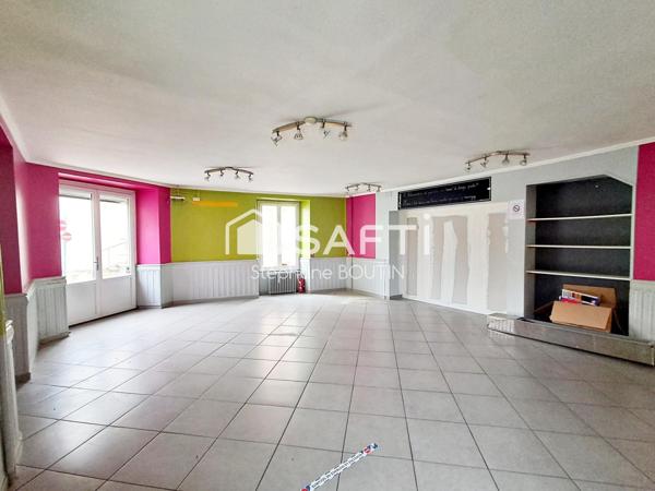 Ancien local commercial avec vaste habitation – Idéal investisseur ou projet de vie