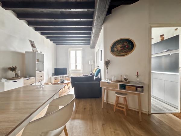 Trévoux (01600) Appartement T3 de 65.58 m² + cave, avec vue directe sur la Saône – Trévoux - Vendu / Loué