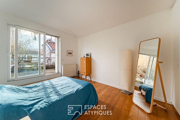 Maison d’architecte et son jardin exposé sud au coeur de Malakoff