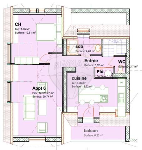 Appartement  en vente - Pas-de-Calais - 62