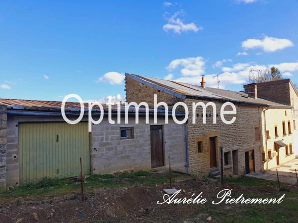 Maison à rafraîchir avec un atelier, un garage et terrain à Douzy