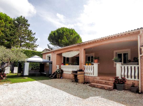 Boisset-et-Gaujac (30140) BOISSET-ET-GAUJAC – MAISON FAMILIALE DE PLAIN-PIED 90 M² AVEC GARAGE ET JARDIN ARBORE