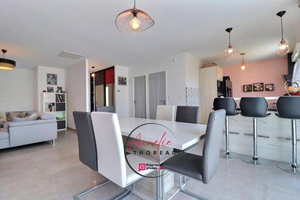 Maison de plain pieds, 3 chambres, jardin