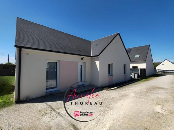 Maison de plain pieds, 3 chambres, jardin