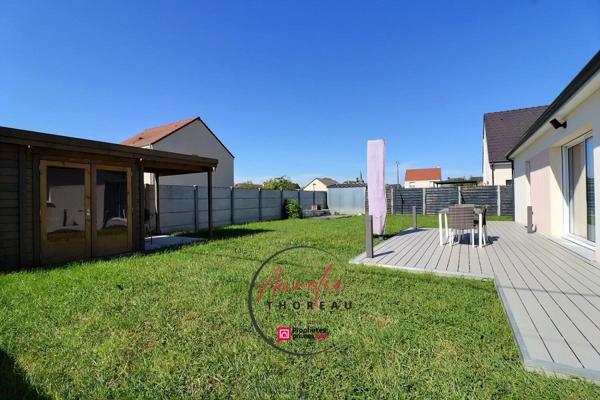 Maison de plain pieds, 3 chambres, jardin