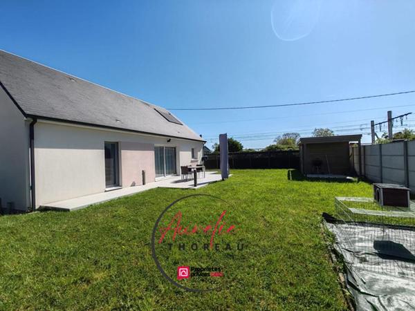 Maison de plain pieds, 3 chambres, jardin
