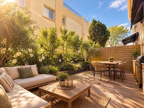 Vallauris - T2 25m² - Jardin 20m² - Cave - Calme