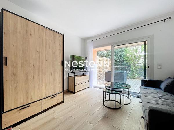 Vallauris - T2 25m² - Jardin 20m² - Cave - Calme